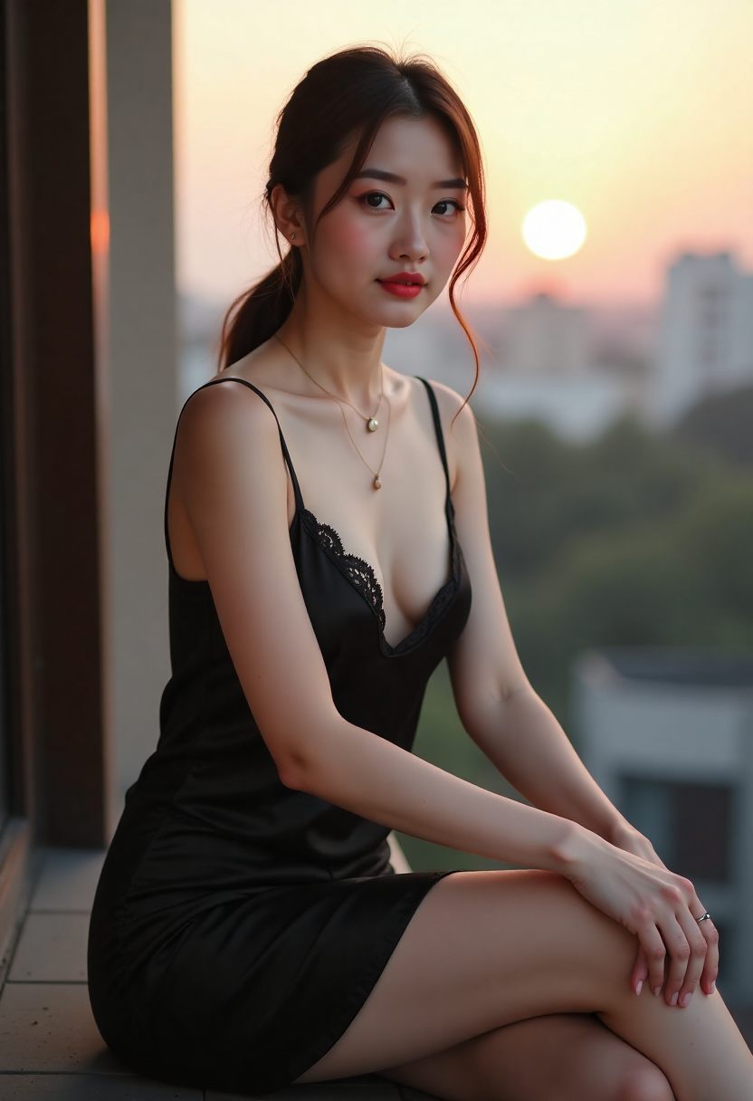 恩彩在老屋整理录音带